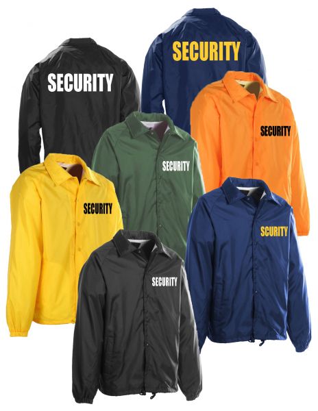 SECURITY WINDBREAKERS